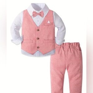 4pcs pink spring formal outfit
